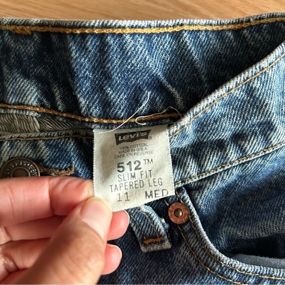 Vintage Levi’s 512 Slim Fit Tapered Leg Jeans Women’s 11 Medium - Picture 4 of 12